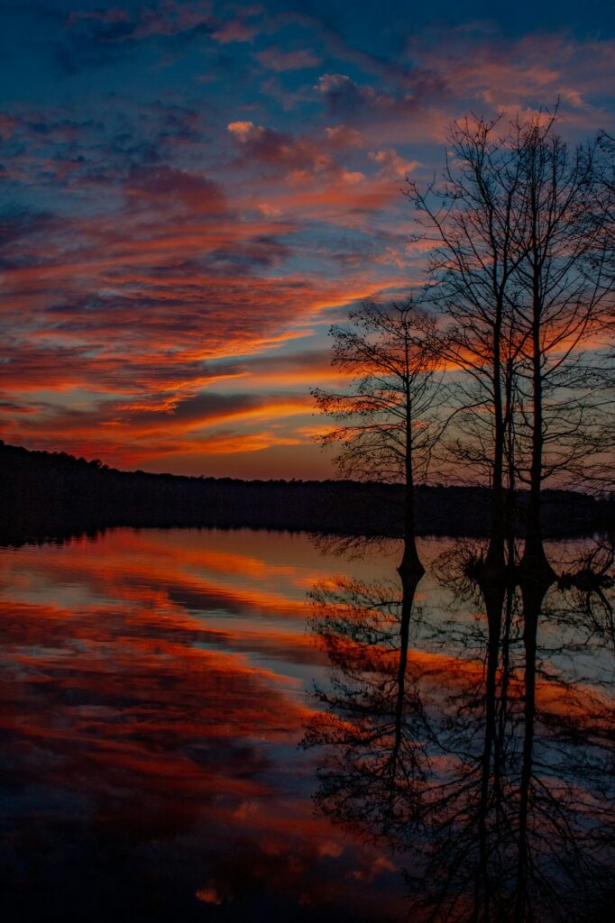 Sunset on the lake